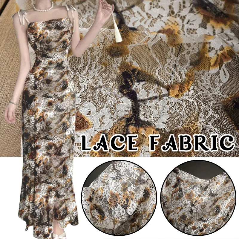 Sewing Batik Fabric - Tissu en coton imprimé dentelle française