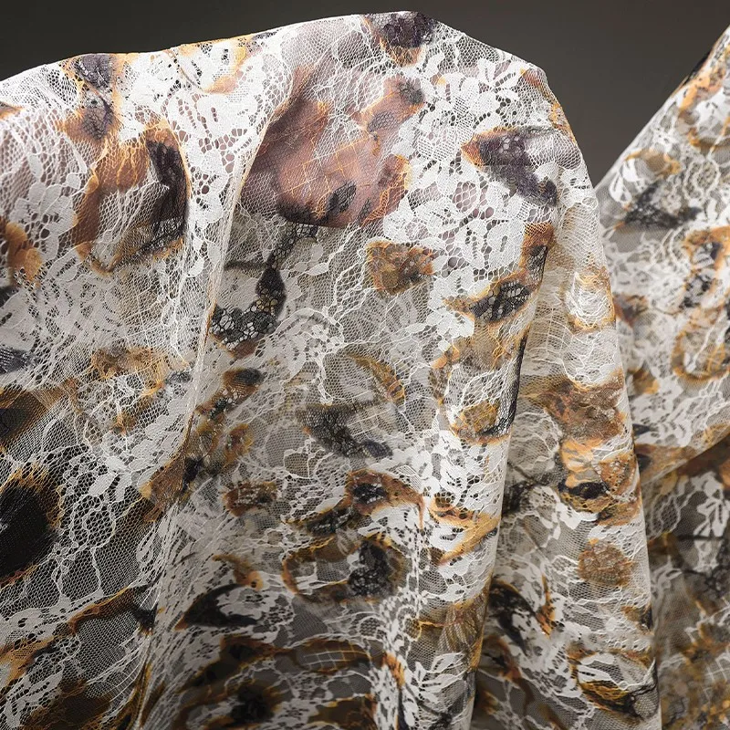 Tissu en coton imprimé dentell - Sewing Batik Fabric avis et prix